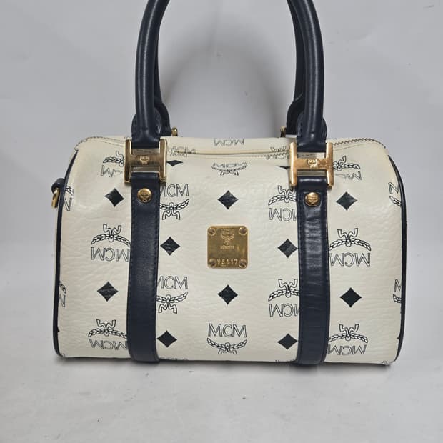 MCM  비세토스 보스턴백 토트백 스트랩X