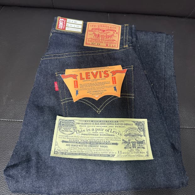 리바이스 LVC 1955 501xx  32X32 리지드 새상품