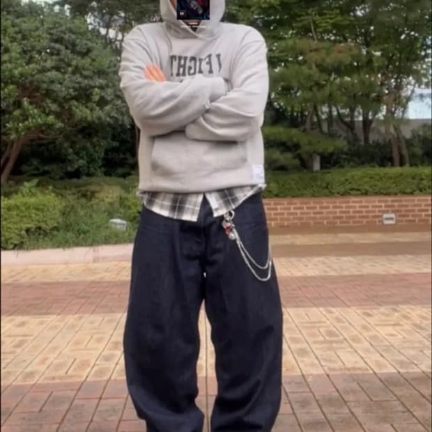 눕녹 퍼펙션후드티 테리 L사이즈