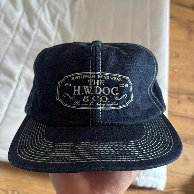 H.W.DOG&CO. 데님캡 모자36사이즈