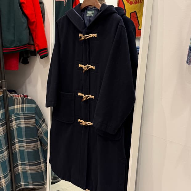 New Yorker 뉴요커 빈티지 울 더플 집업 코트 (Japan)