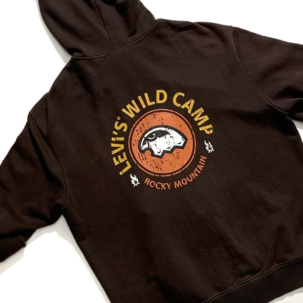 리바이스 빈티지 브라운 후드집업 