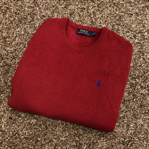 폴로 랄프로렌 메리노 울 니트