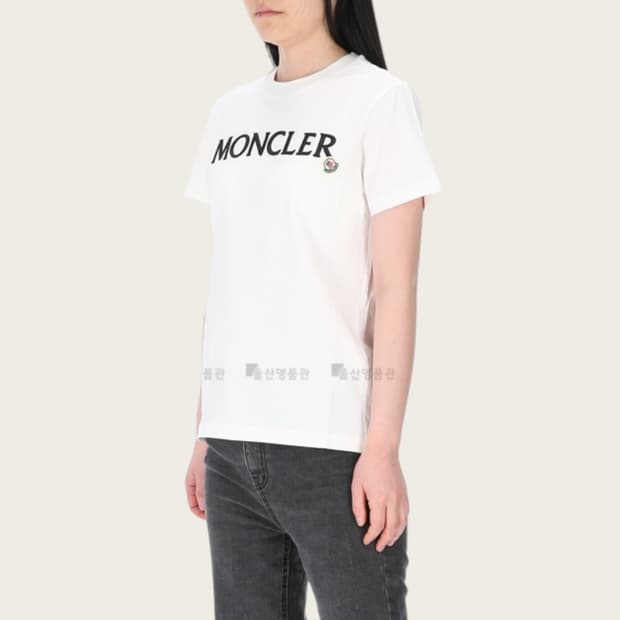 S/ 몽클레어 신형 로고 반팔 티셔츠