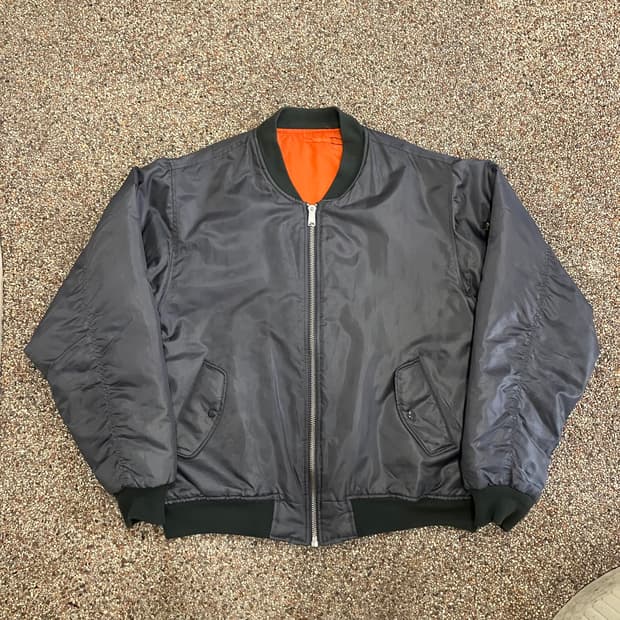 305 로스코 항공점퍼 ma1 건메탈그레이