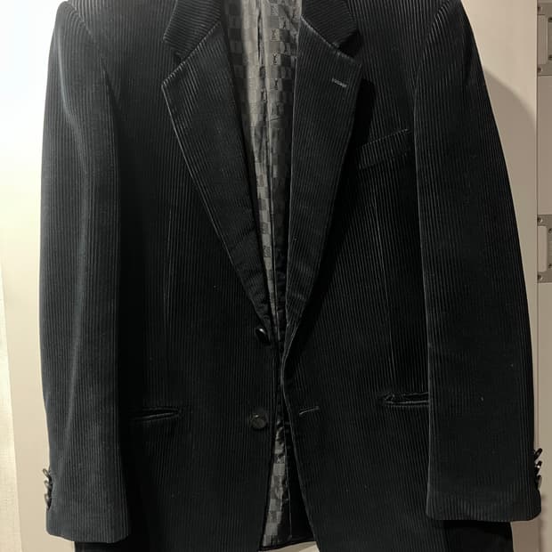 입생로랑 코듀로이 블레이저