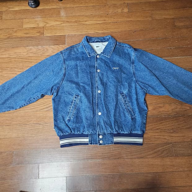 Obey 로즈 데님 블루종