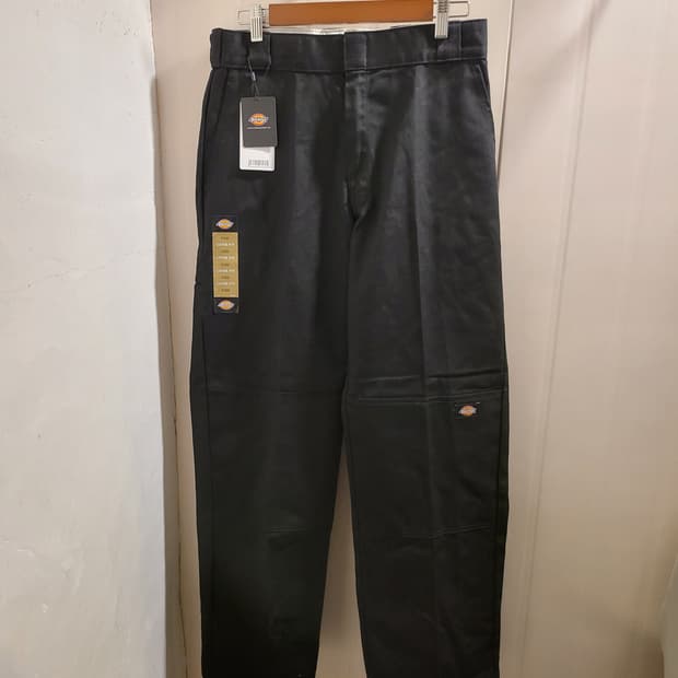 [31인치]디키즈 더블니 워크 팬츠 블랙 새상품