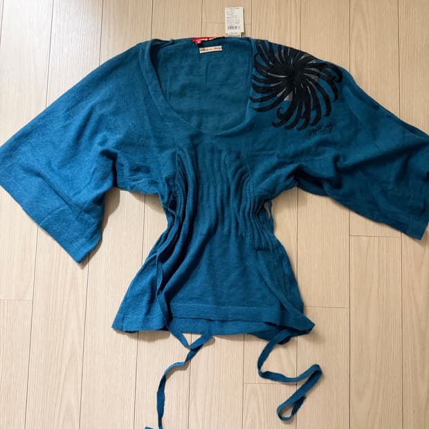 miss sixty kimono strap knit