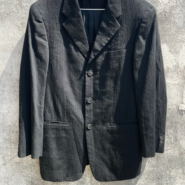 issey miyake men 초기 pleats 테일러드 자켓