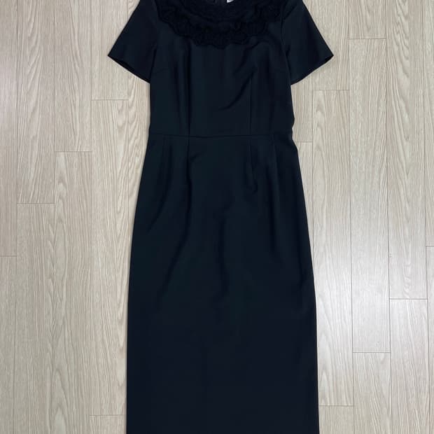 꼼데가르송 로브드 샹브레 데코 원피스 AD2000