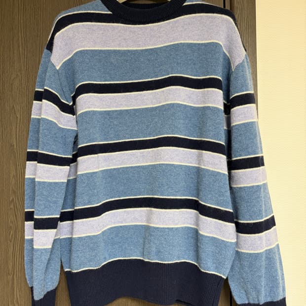 월스와일무브먼트 알파카 멀티 니트 2사이즈