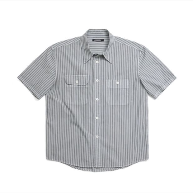 2pk shirt dobby stripe dyed grey (4)