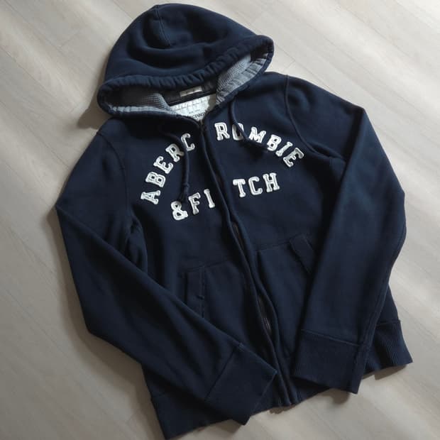 아베크롬비 네이비 후드집업