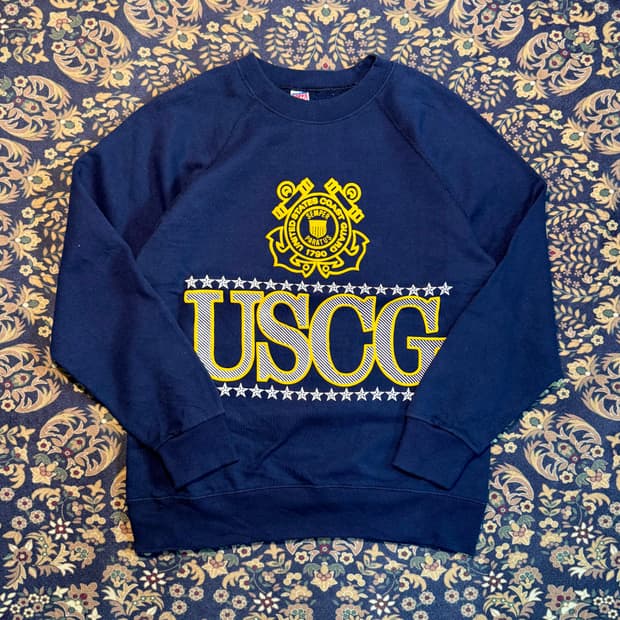 90s Soffe 빈티지 USCG 스웻셔츠