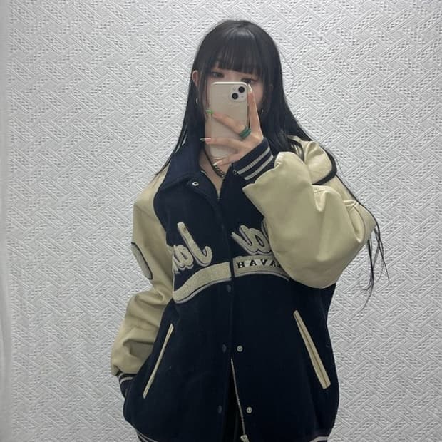 마자플라바 올드스쿨 울 스타디움 바시티 자켓 105 C09151