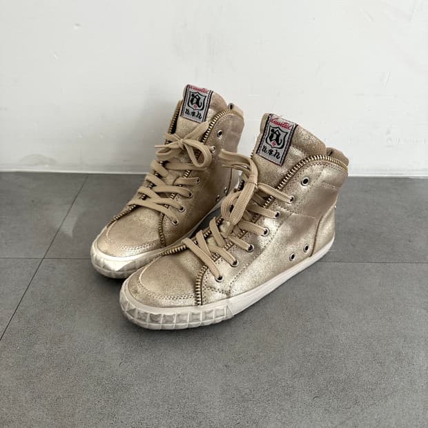 Ash 쉐이크 지퍼 하이탑 스니커즈