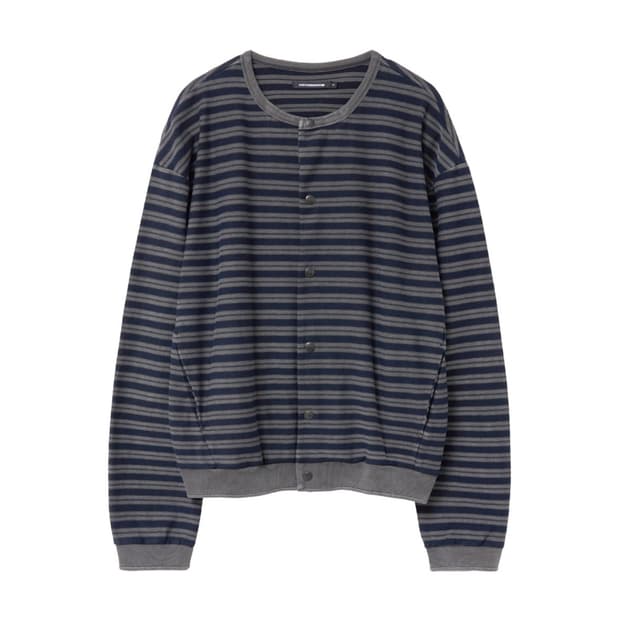 [3]해칭룸 스트라이프 가디건 블루