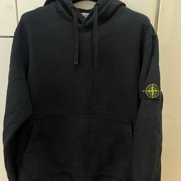 23fw 스톤아일랜드 블랙후드티 2xl