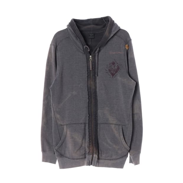 써스데이아일랜드 빈티지 워싱 후드집업 L