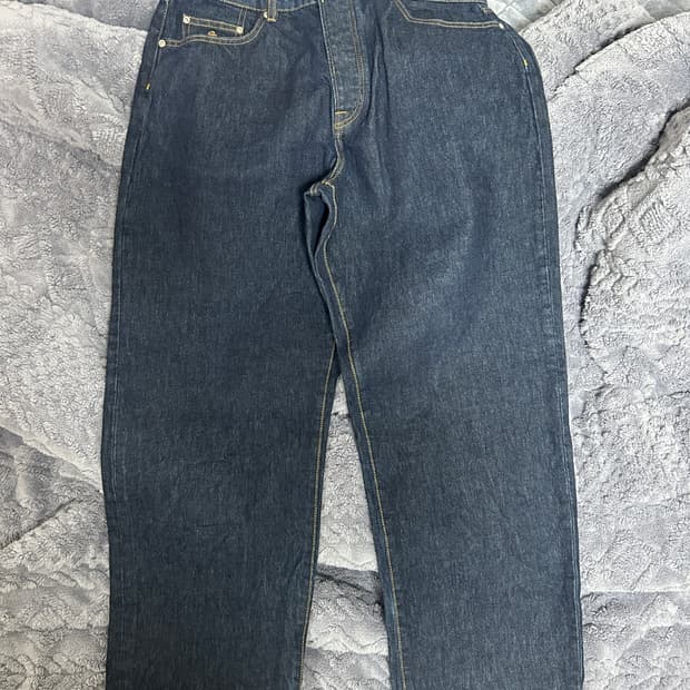 스투시 빅올진 린스드 인디고 34