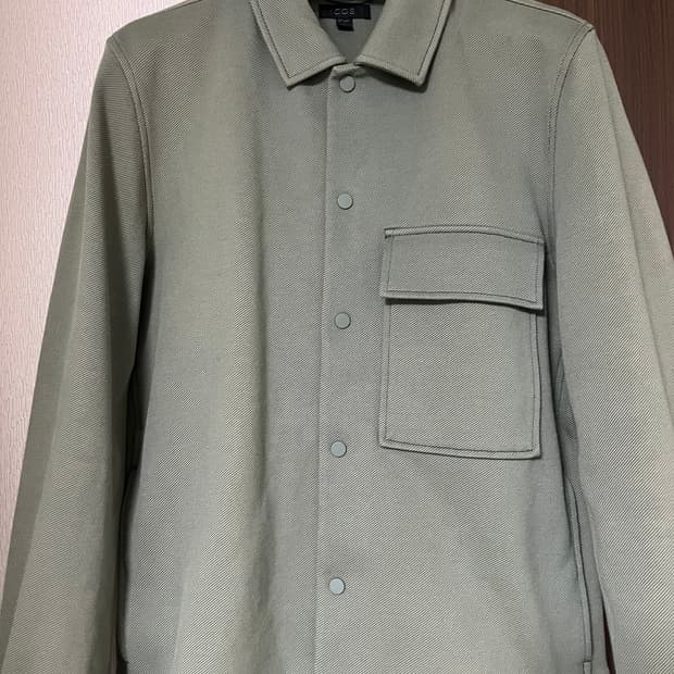 코스 cos 코튼 트윌 셔츠 자켓