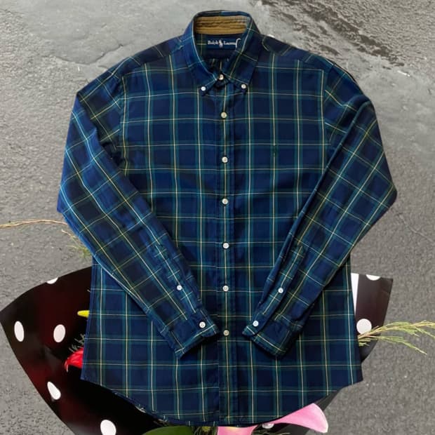 폴로랄프로렌 체크 셔츠 (Man M) AA0263