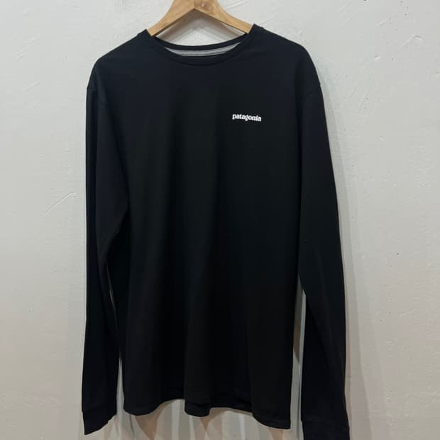 파타고니아 롱슬리브 블랙 L