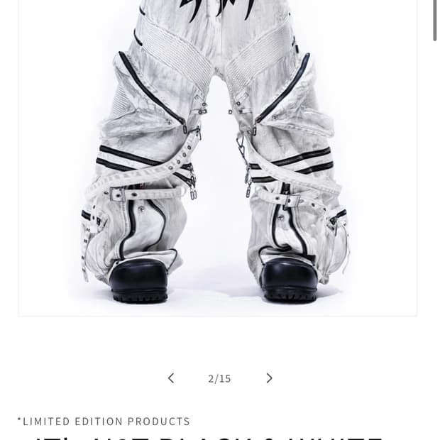 SatSunNight 바지 판매 (34) (새상품)