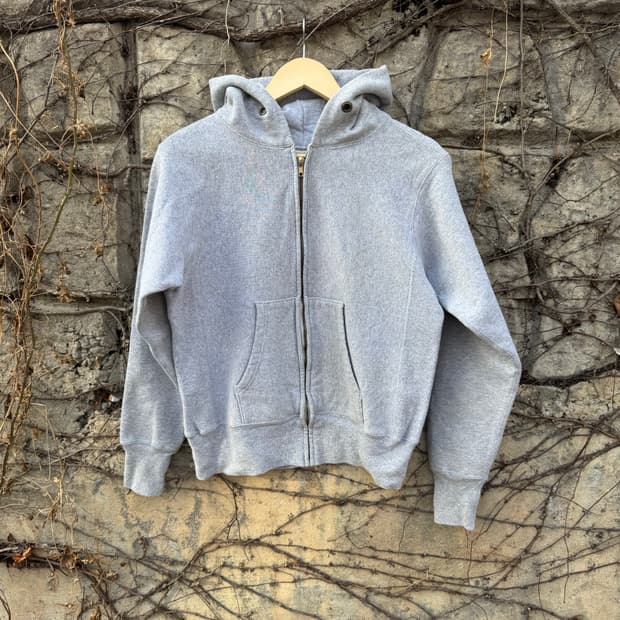 챔피온 60s 복각 레드탭 리버스위브 후드 집업 made in usa