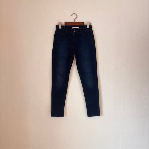 리바이스 710 청바지 슬림 26 슈퍼 스키니 데님 스판 레깅스 