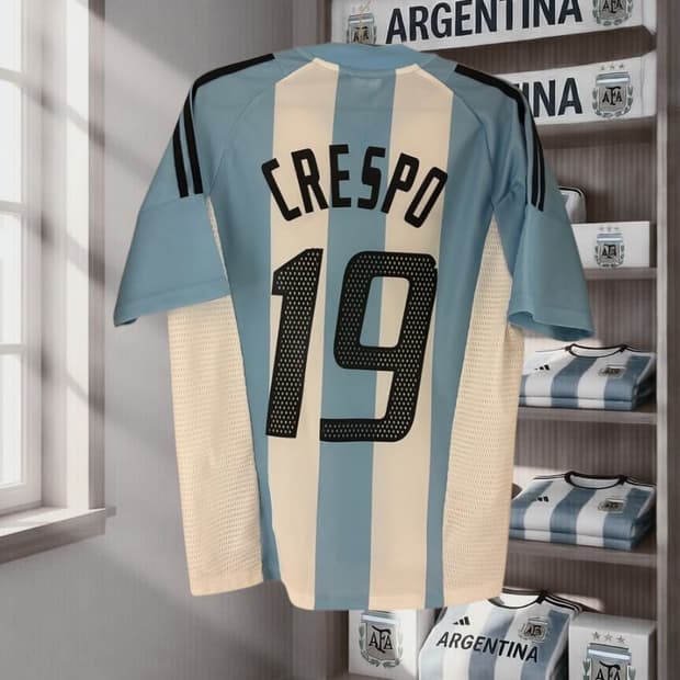 02 아르헨티나 국대 홈 크레스포 유니폼 정품