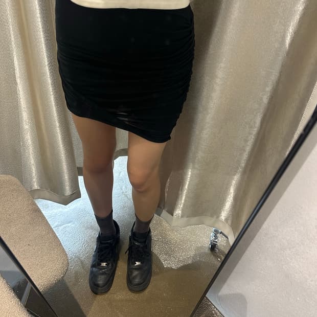 Helmut Lang Shirring Skirt