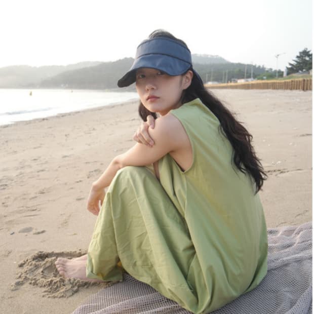 투웨이 에이프런 원피스 블랙
