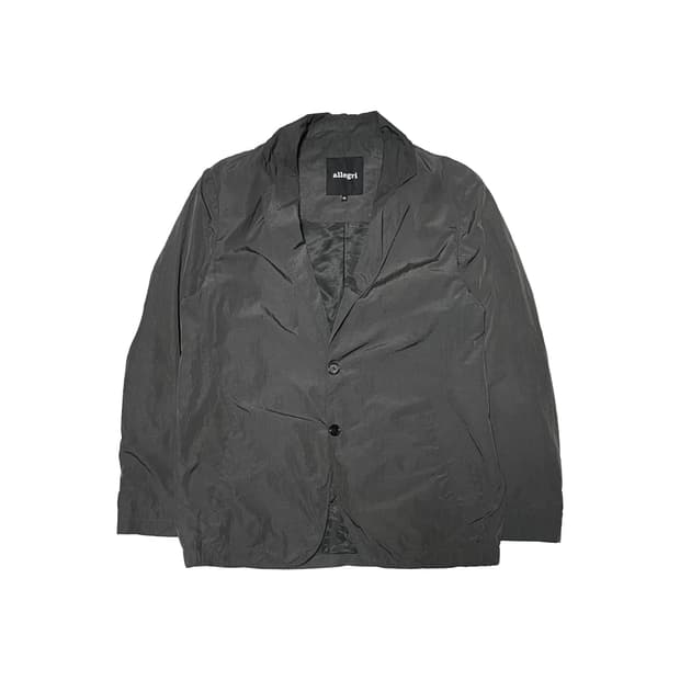 알레그리 나일론 블레이저 그레이