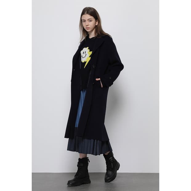 SJYP 캐시미어 블렌드 롱 코트