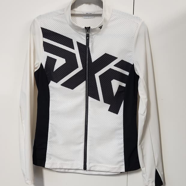 PXG 화이트 블랙 바람막이 자켓 S