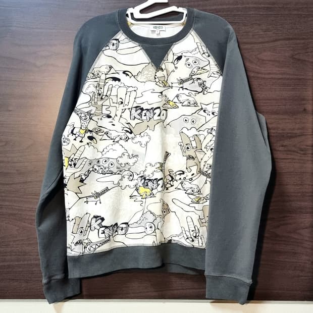 KENZO 겐조 맨투맨 (55-66/표기S/95) 미시착 새상품