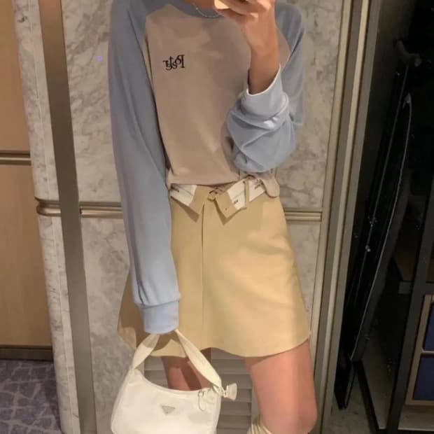 poster 포스터 라이즈 스커트(새상품)