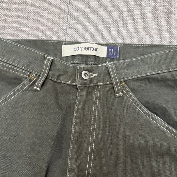 GAP 갭 00s JPN 빈티지 데님 카펜터 팬츠 카키