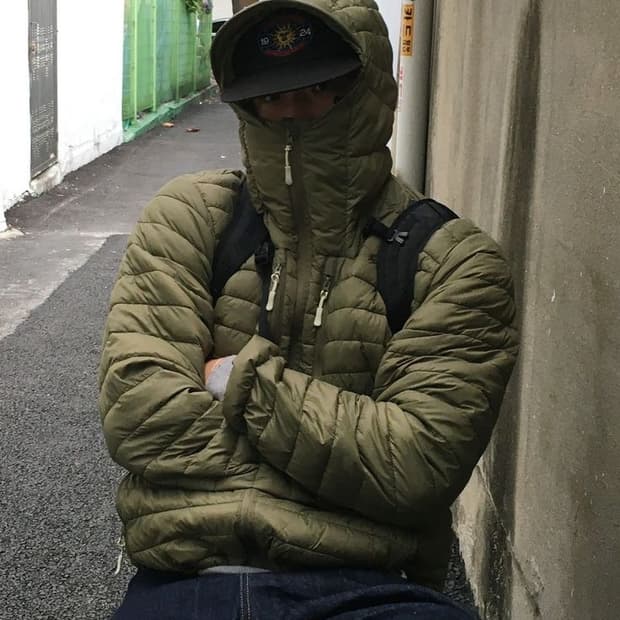 산산기어맛 경량패딩 Free size