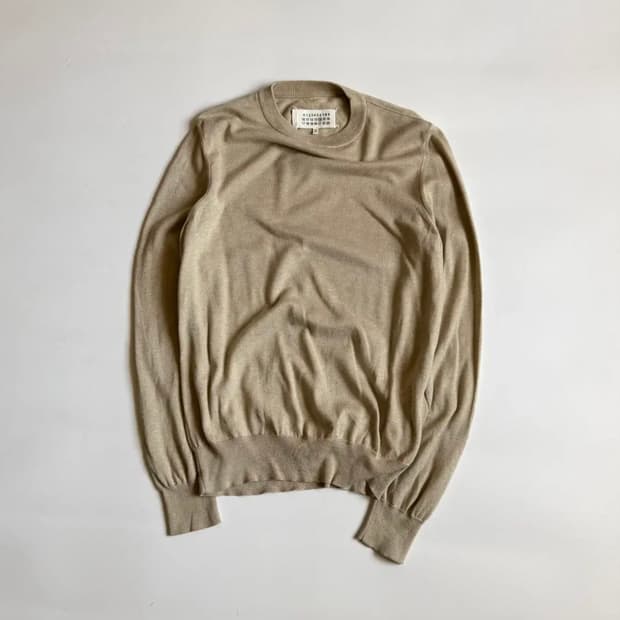 메종 마르지엘라 라운드넥 니트