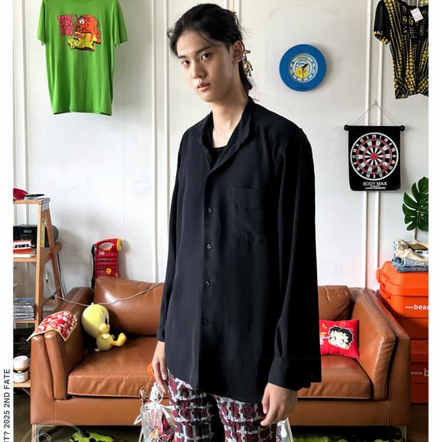 Zen Joc Japan Over-Sized Black Old shirt
