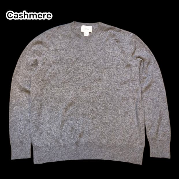 L. H&M 그레이 캐시미어 니트