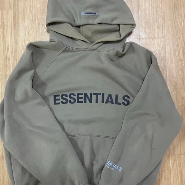 에센셜 후드티 s
