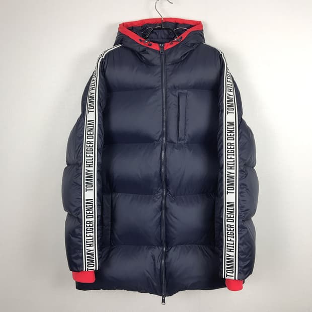 타미힐피거 혜비급 덕다운 패딩 점퍼 남성L