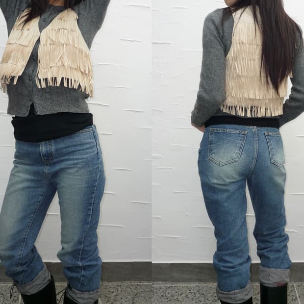 boho tassel vest