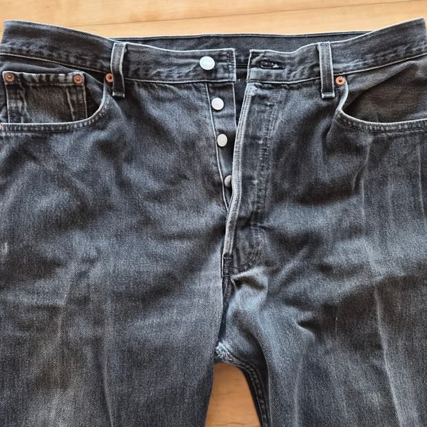 빈티지 리바이스 501 데님 팬츠 W36 L36