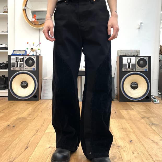 [48] 앤더슨벨 블랙 데님 팬츠