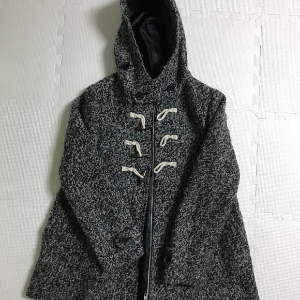 빈티지 혼방 하프 코트